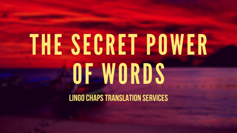 The Secret Power Of Words