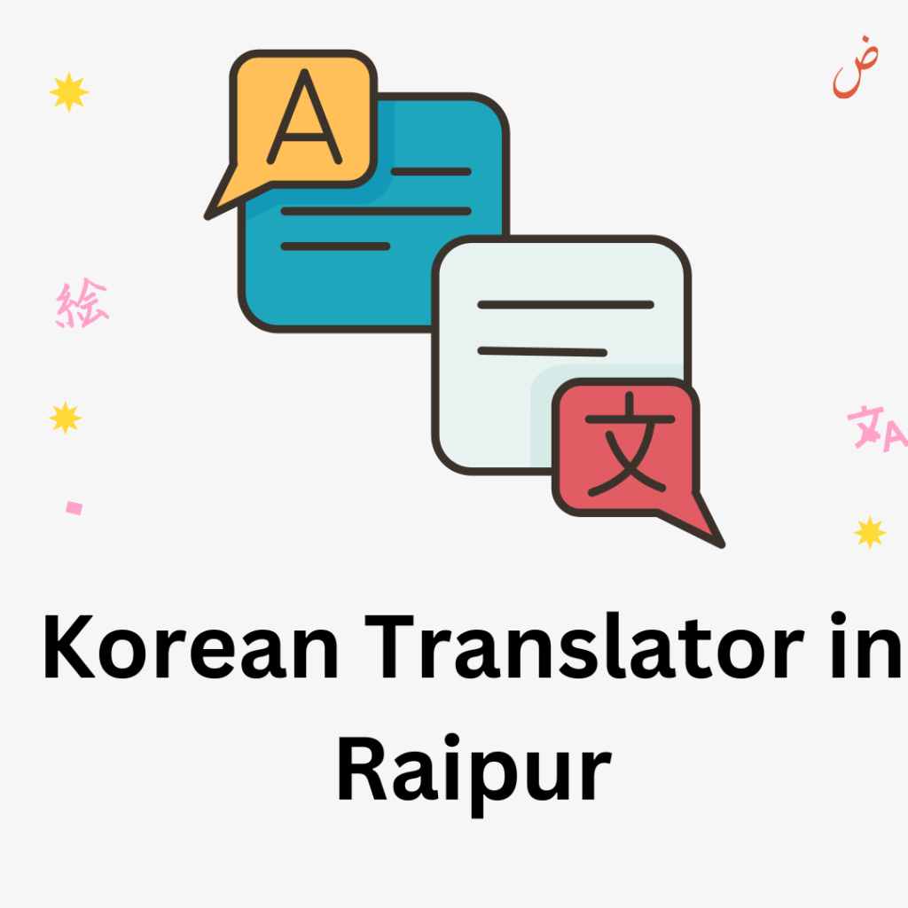 Korean Translator in Raipur