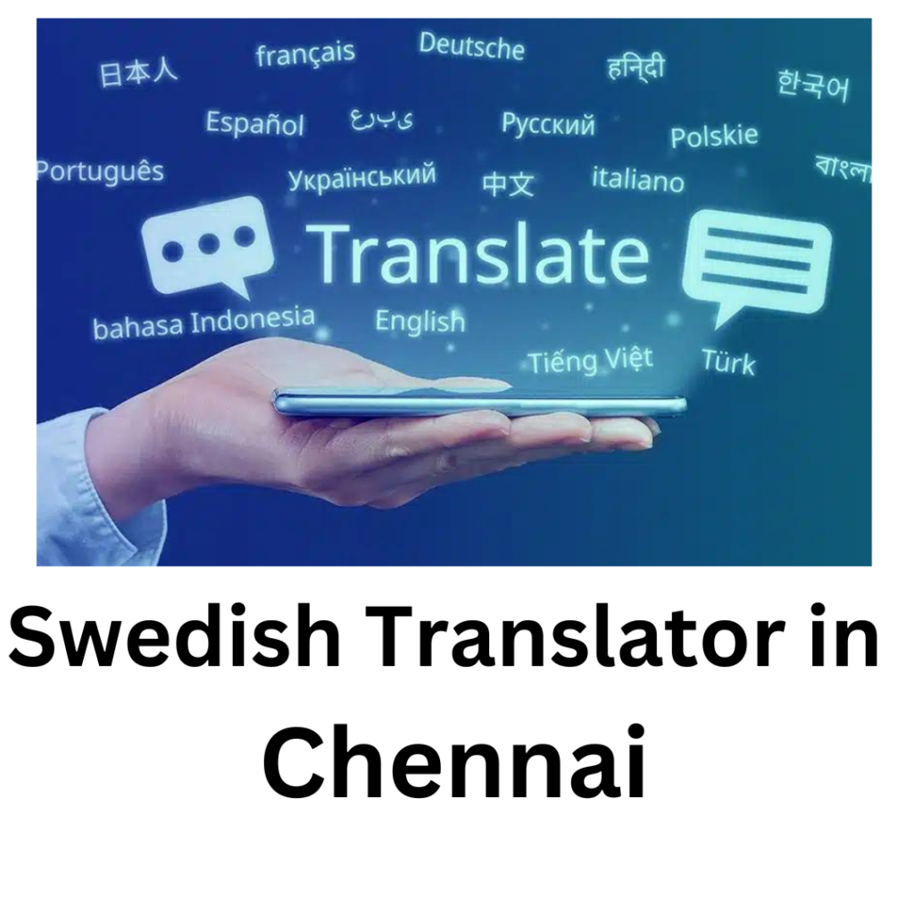 Swedish Translator in Chennai