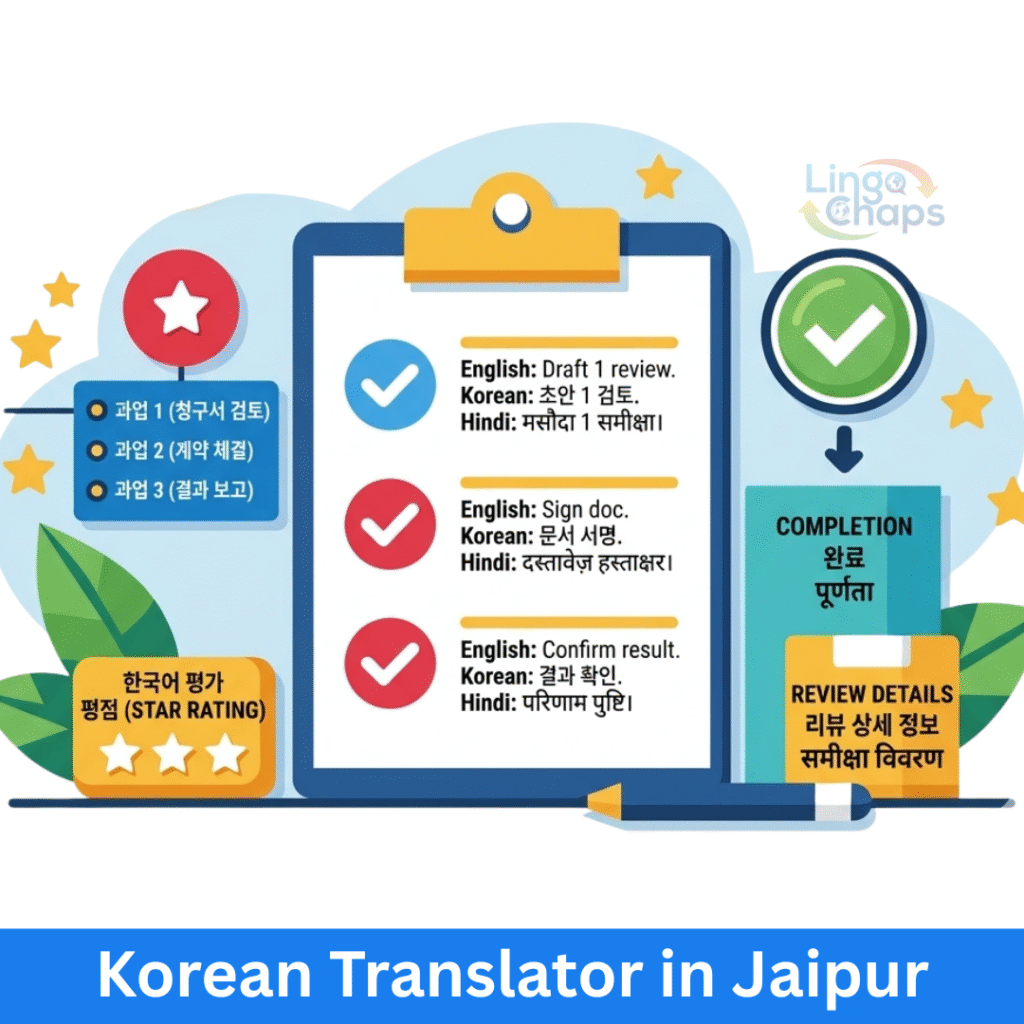 Korean Translator in Jaipur