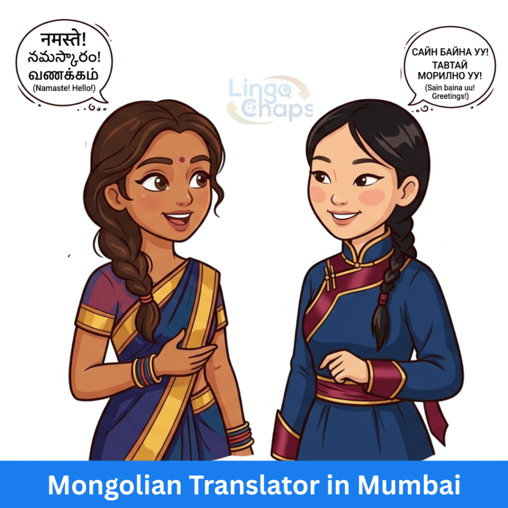 Mongolian Translator in Mumbai